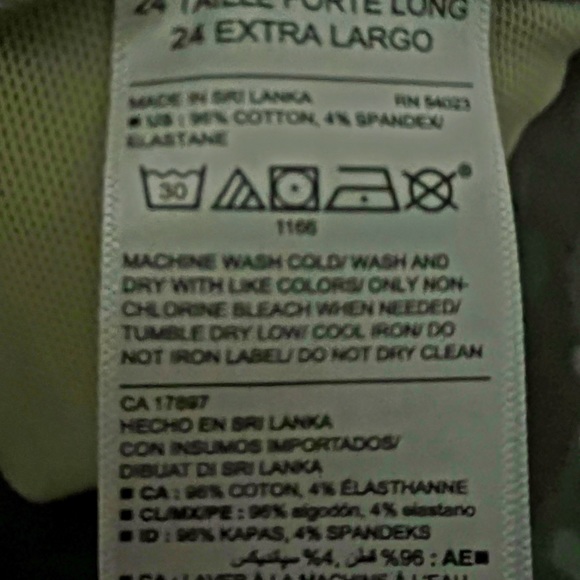 Camo Pixie Slim Pocket Straight Leg Pants - Picture 6 of 7